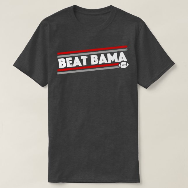 Beat Bama Retro Bulldog 1 T Shirt (Design framsida)