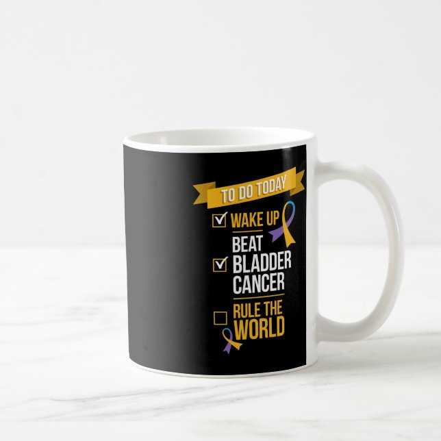 Beat Bladder Cancer - regel i världen Kaffemugg (Höger)