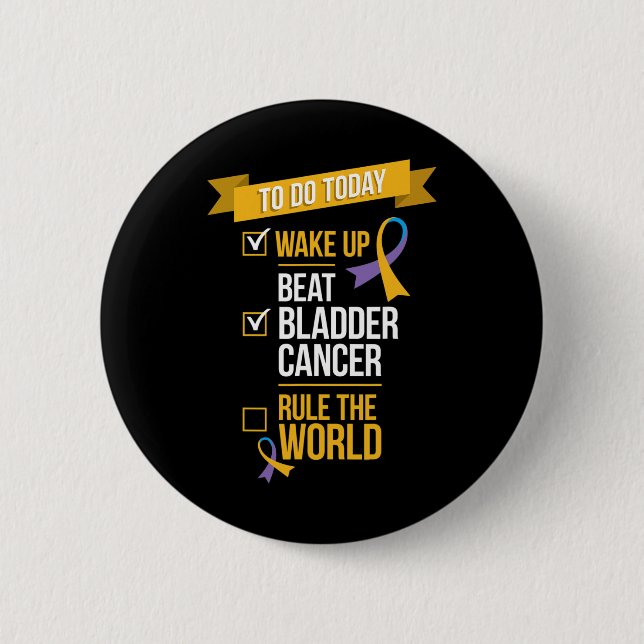Beat Bladder Cancer - regel i världen Knapp (Framsida)