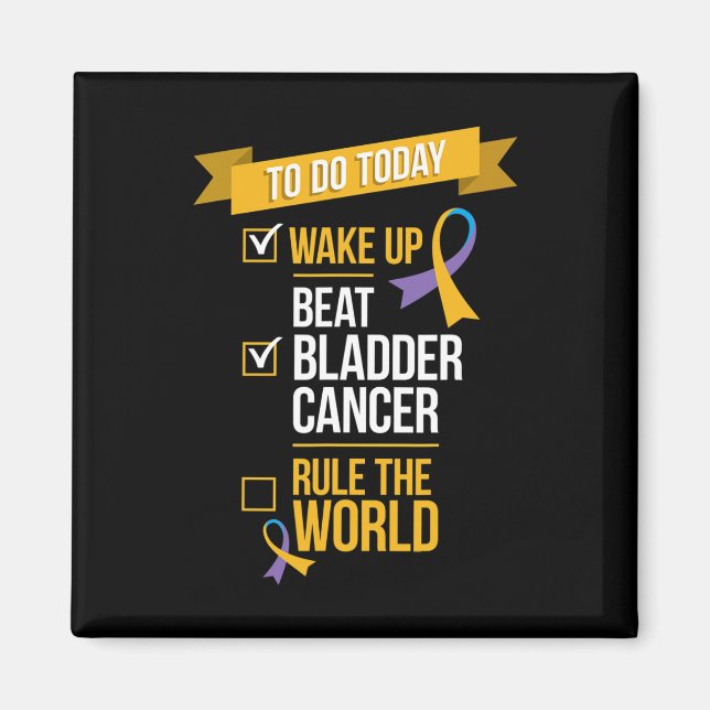 Beat Bladder Cancer - regel i världen Magnet (Framsidan)