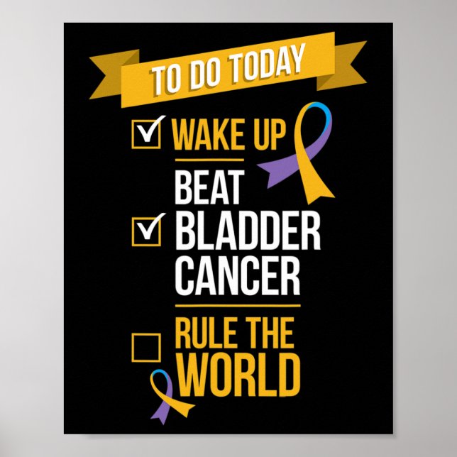 Beat Bladder Cancer - regel i världen Poster (Framsidan)