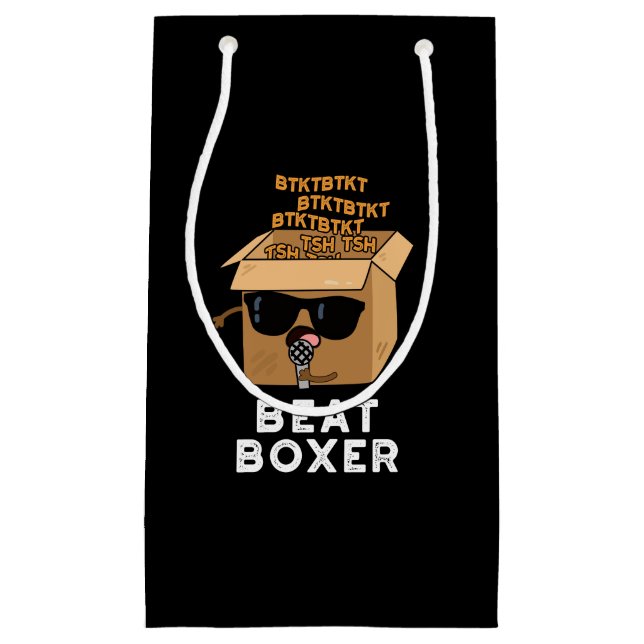 Beat Boxer Funny Beatboxer Box Pun Mörk BG (Framsidan)