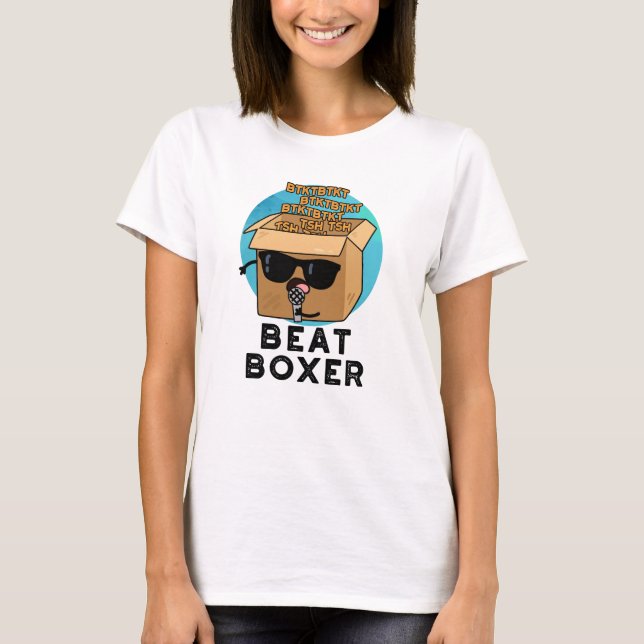 Beat Boxer Funny Beatboxer Box Pun T Shirt (Framsida)