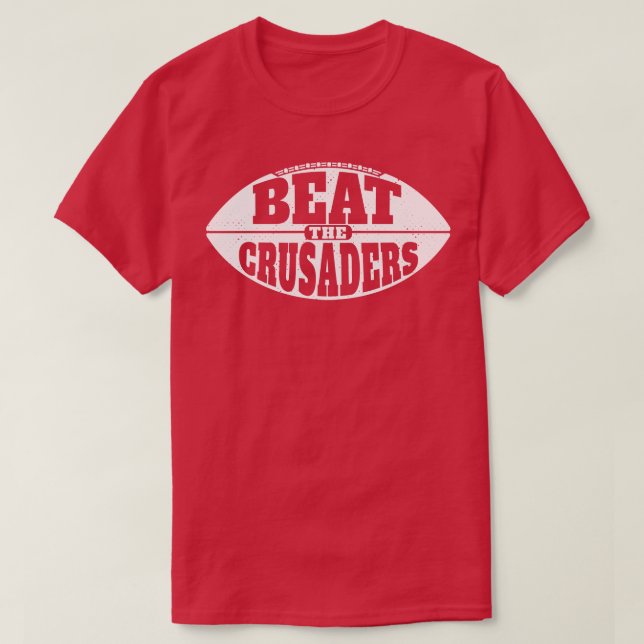 Beat Crusader Vintage Grunge Gameday T Shirt (Design framsida)