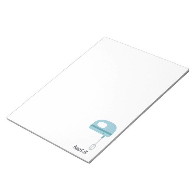 Beat den | Blåkök Anteckningsblock (Vinklad)