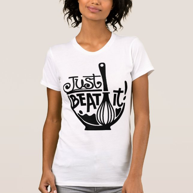 Beat den Pun, Whisk Cook T Shirt (Framsida)
