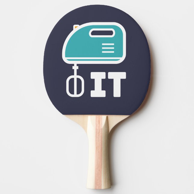 BEAT det roligt Trendiget Cooking Music Pingisracket (Framsidan)