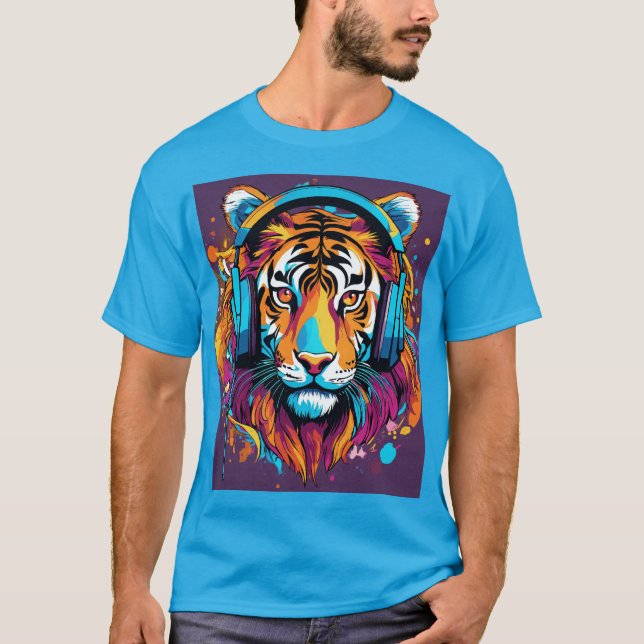 "Beat Dropper: Premium DJ-Stil Graphic Tee" T Shirt (Framsida)