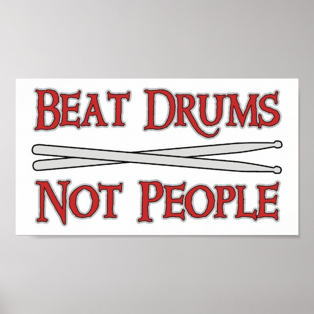 Beat Drums Poster (Framsidan)