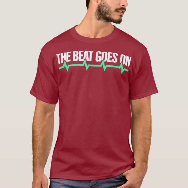 Beat - Funny Recovery Open Heart - bypassoperation T Shirt (Framsida)
