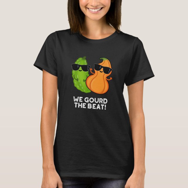 Beat Funny Veggie Pun-Mörken BG T Shirt (Framsida)