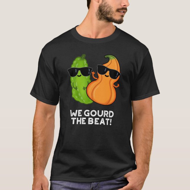 Beat Funny Veggie Pun-Mörken BG T Shirt (Framsida)