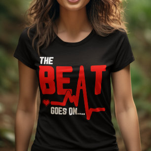 Beat går på hjärtkirurgi Survivor Heartslag T Shirt