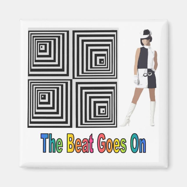 Beat går vidare magnet (Framsidan)