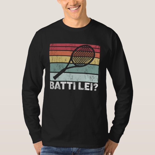 Beat Her  Said Tennis Player T Shirt (Framsida)