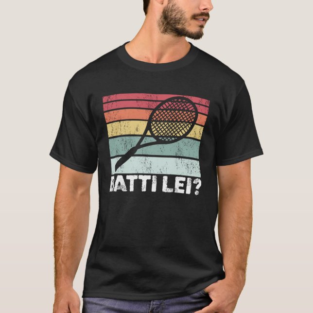 Beat Her  Said Tennis Player T Shirt (Framsida)