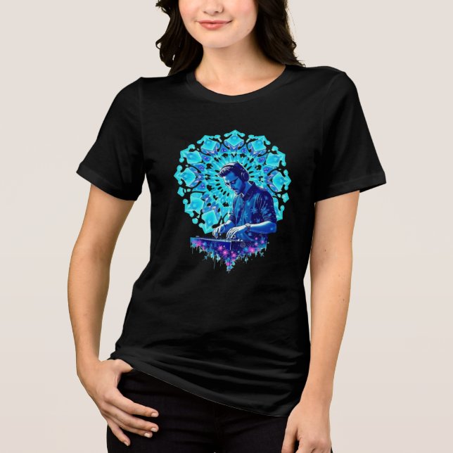 "Beat Master: Hypnotiska DJ-vibbar" T Shirt (Framsida)