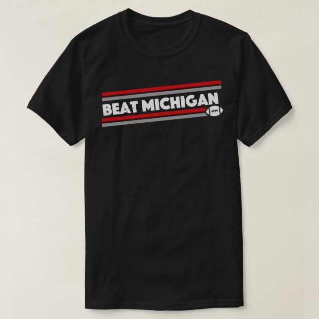 Beat Michigan Georgia T Shirt (Design framsida)