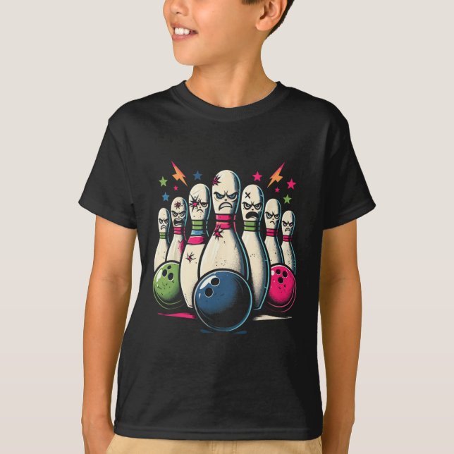 Beat Up Bowling Stift Shirt Funny Bowling League 1 T (Framsida)