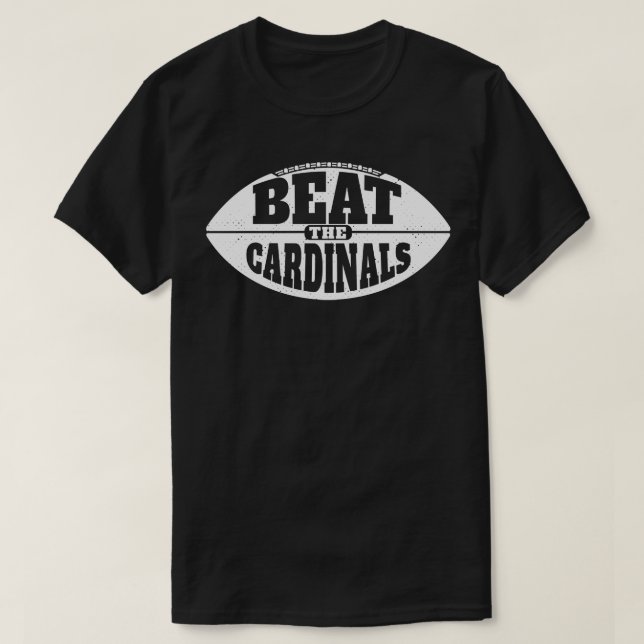 Beat Vintagen Grunge Gameday T Shirt (Design framsida)