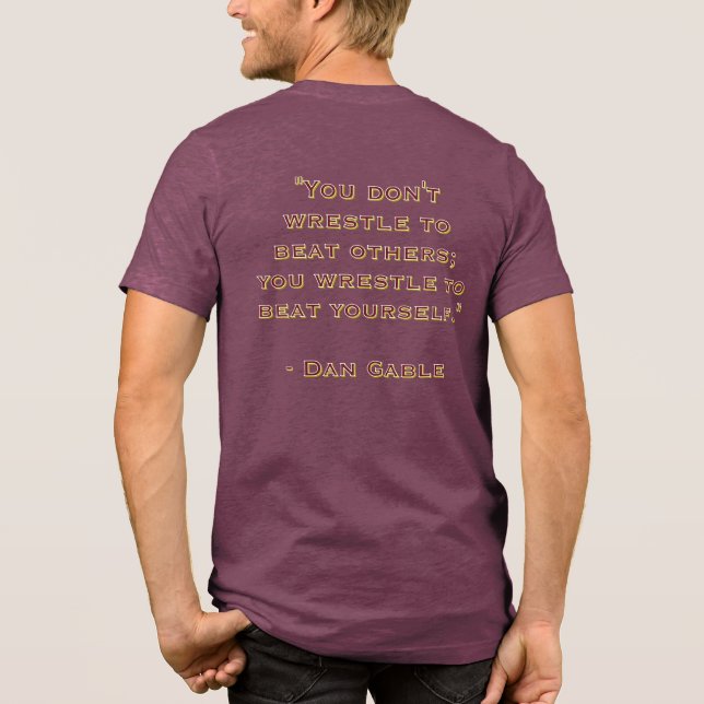 "Beat Yourself" T Shirt (Baksida)