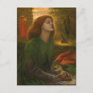 Beata Beatrix - Dante Gabriel Rossetti Vykort