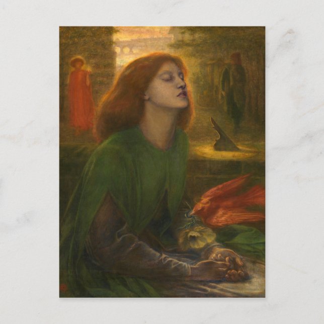 Beata Beatrix - Dante Gabriel Rossetti Vykort (Framsida)