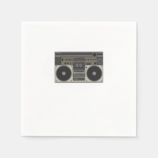 Beatbox Music Ljud DJ Beatboxing Rap Hiphop Gift Pappersservett (Framsidan)