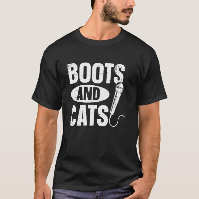 Beatbox-råd - Boots and Cats T Shirt (Framsida)