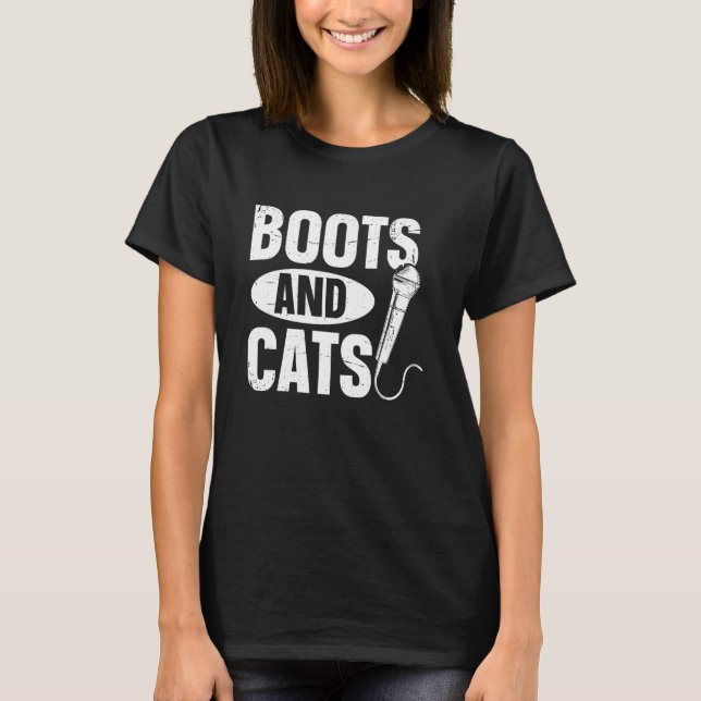 Beatbox-råd - Boots and Cats T Shirt (Framsida)