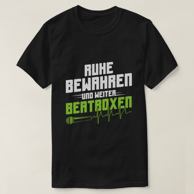 Beatboxing Beatboxer Hiphop Music Beatbox T Shirt (Design framsida)