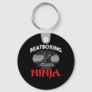 Beatboxing Ninja Beatboxer Rap Hiphop Music DJ Gif Nyckelring