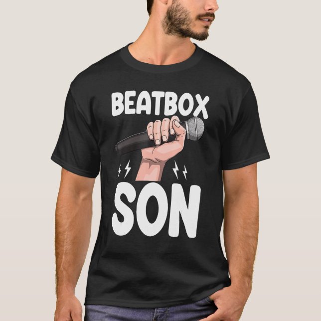 Beatboxing Son Kvinnor bandspelare T Shirt (Framsida)