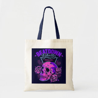 "Beatdown Ghetto Superior Skull Tote" Tygkasse