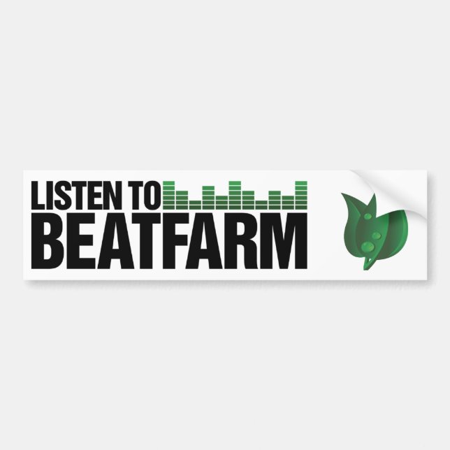 Beatfarm klistermärke (Framsidan)