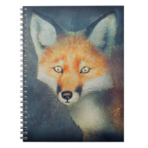 Beatiful Fox Art spiral bunden
