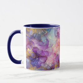 Beatiful Lavender Marble Mugg