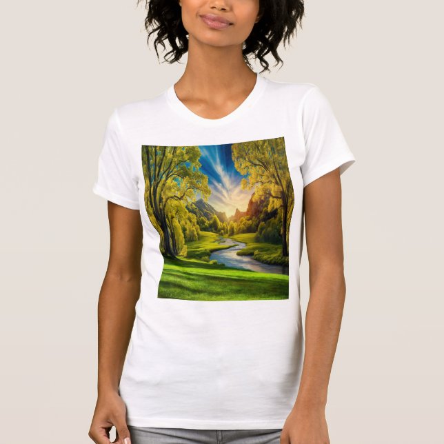 Beatiful nature amezing t shirt (Framsida)