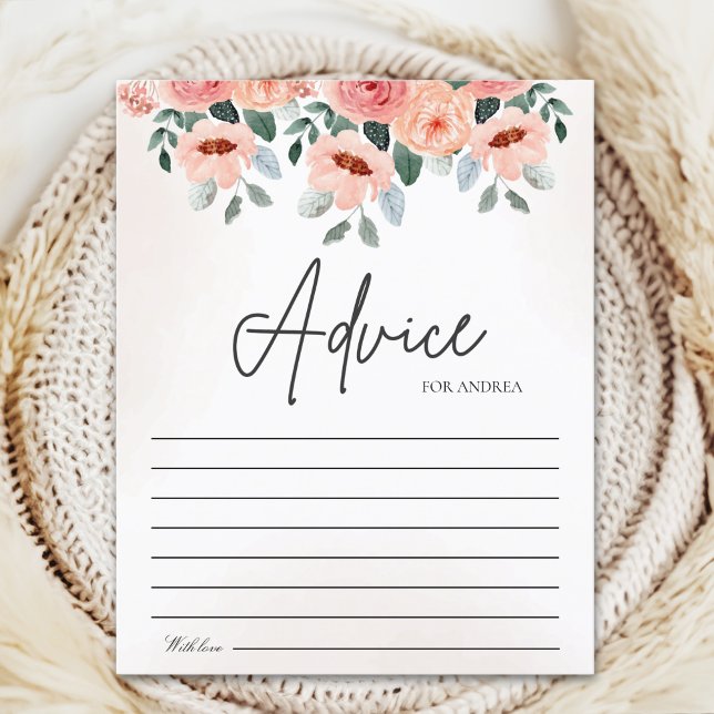 Beatiful Water Color Flowers Garden Baby Shower (Skapare uppladdad)