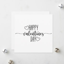 Beatifull minimalist editable valentine card julkort