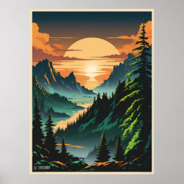 Beatig sunset poster