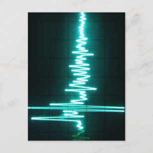 Beating Heart - EKG Vykort