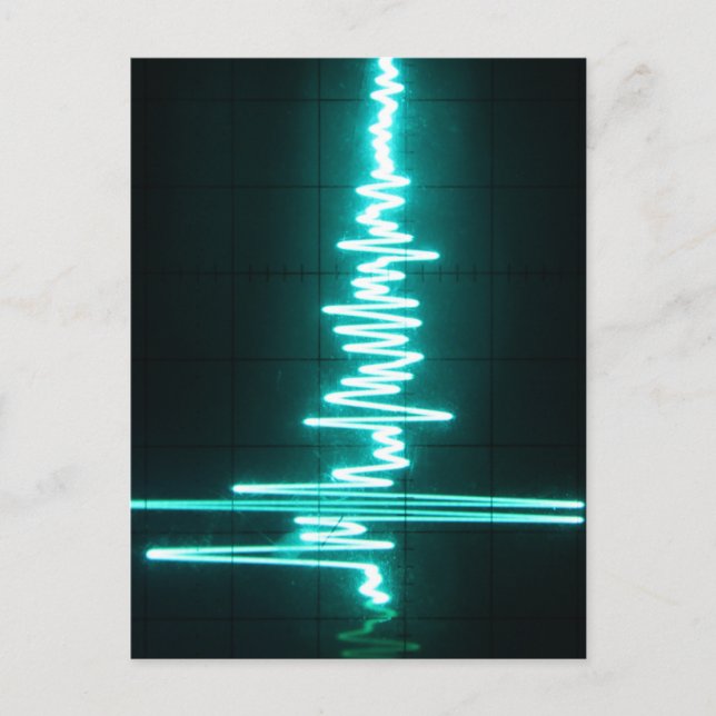 Beating Heart - EKG Vykort (Framsida)