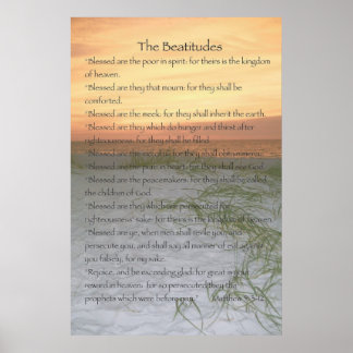 Beatituderna Poster (lodrät)