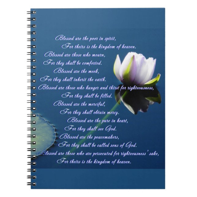 Beatitudes Anteckningsbok (Framsidan)