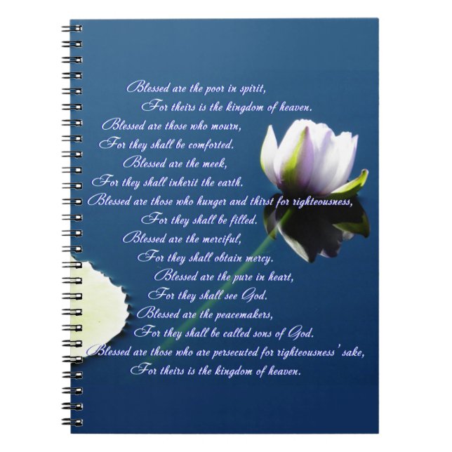 Beatitudes Anteckningsbok (Framsidan)