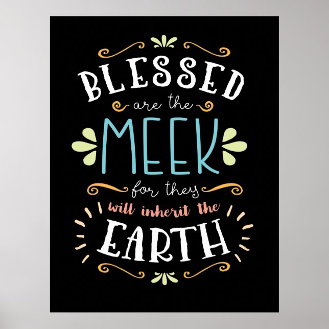 Beatitudes, Beatitudes är Meek Poster (Framsidan)