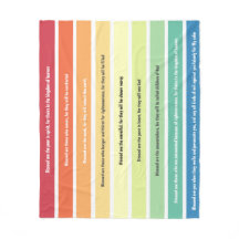 Beatitudes Fleece Blanket