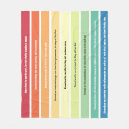 Beatitudes Fleece Blanket