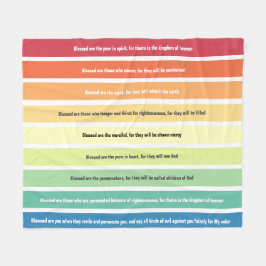 Beatitudes Fleece Blanket